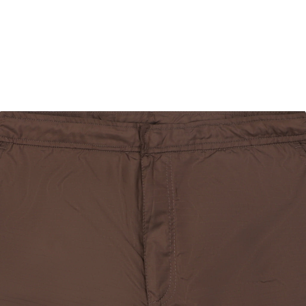 Louis Vuitton Tonal LV Monogram Hem Detail Nylon Shorts – Chocolate Brown