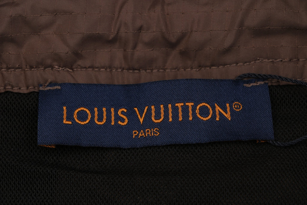 Louis Vuitton Tonal LV Monogram Hem Detail Nylon Shorts – Chocolate Brown