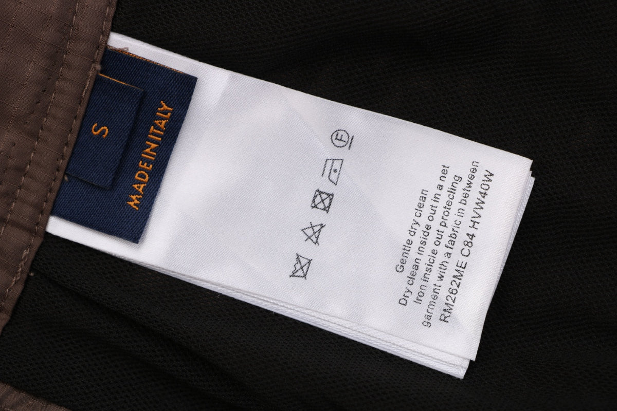 Louis Vuitton Tonal LV Monogram Hem Detail Nylon Shorts – Chocolate Brown