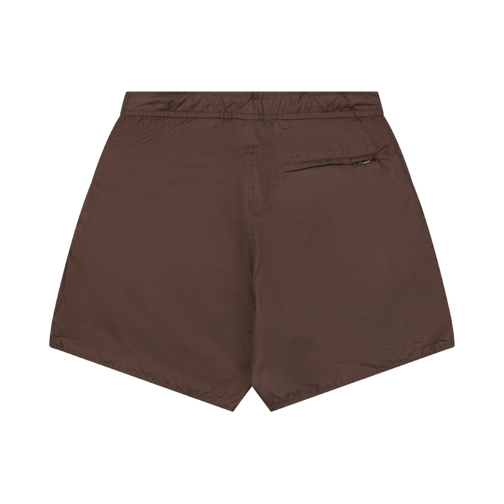 Louis Vuitton Tonal LV Monogram Hem Detail Nylon Shorts – Chocolate Brown