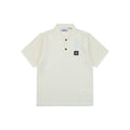 Stone Island Compass Badge Jacquard Collar Polo Shirt – Ecru