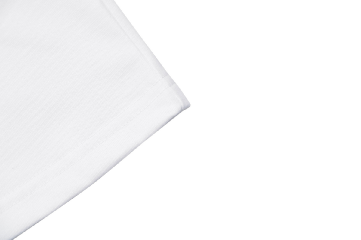 Dior CD Monogram Oblique Bee Jacquard Fill Embroidered Short Sleeve Tee – White