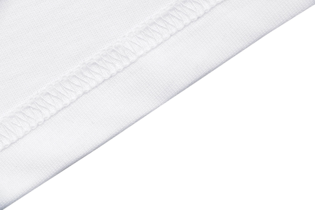 Dior CD Monogram Oblique Bee Jacquard Fill Embroidered Short Sleeve Tee – White