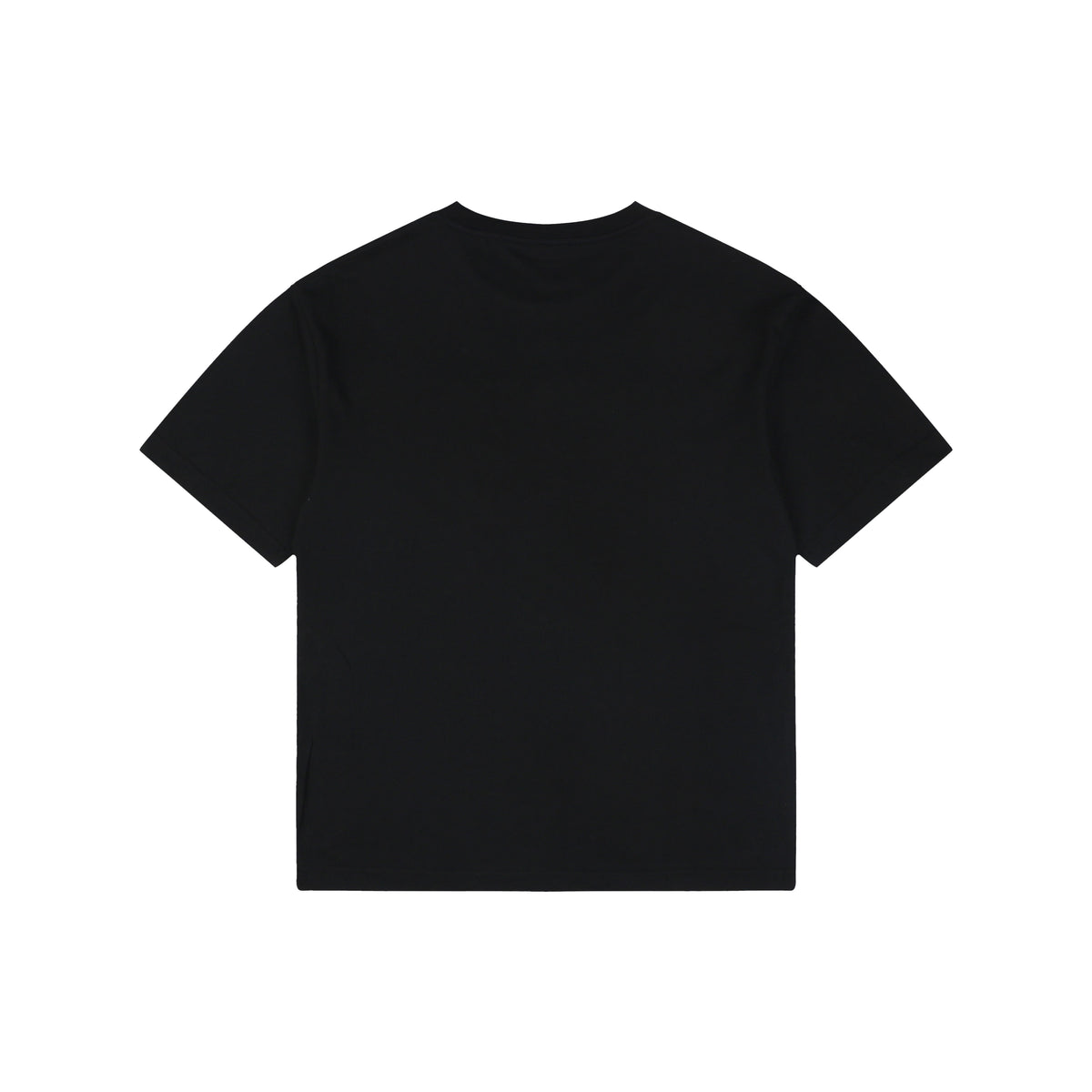 Gucci Rose Pink Serif Wordmark Print Short Sleeve Tee – Black