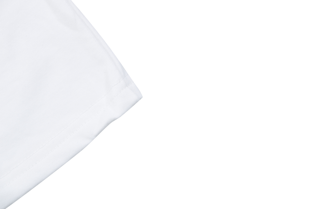 Prada Beanie Elephant Graphic Print Short Sleeve Tee – White