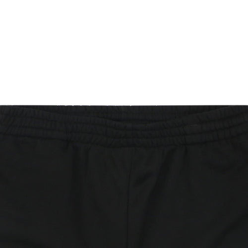 Balenciaga Retroreflective B Logo Badge Embroidered Shorts – Black