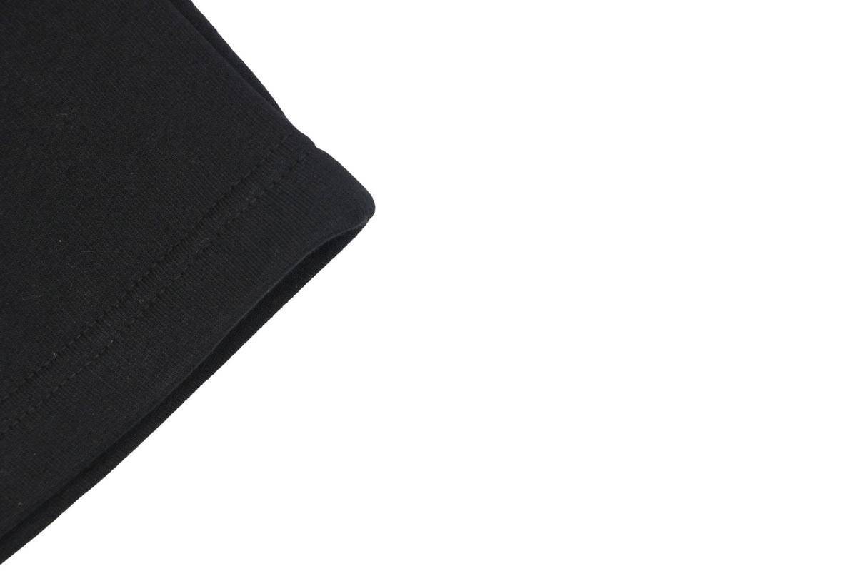 Balenciaga Retroreflective B Logo Badge Embroidered Shorts – Black