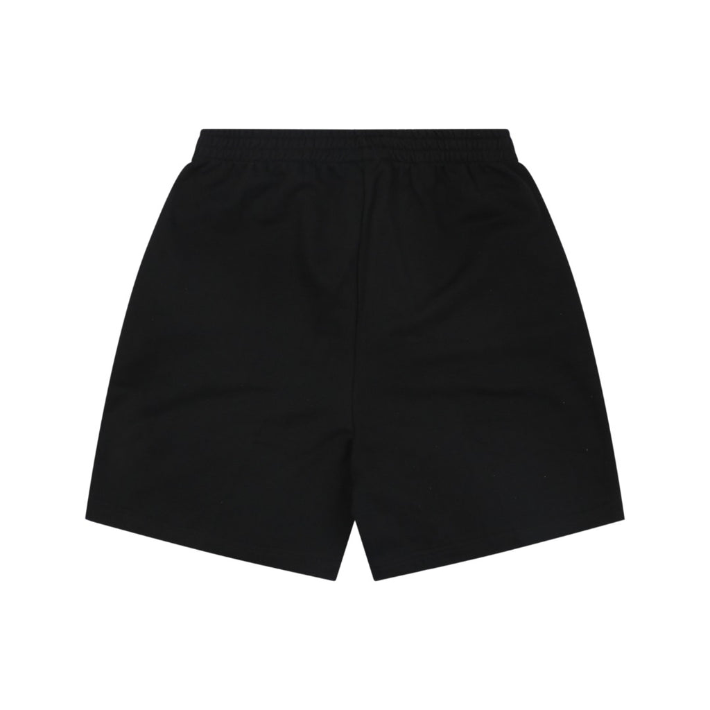 Balenciaga Retroreflective B Logo Badge Embroidered Shorts – Black