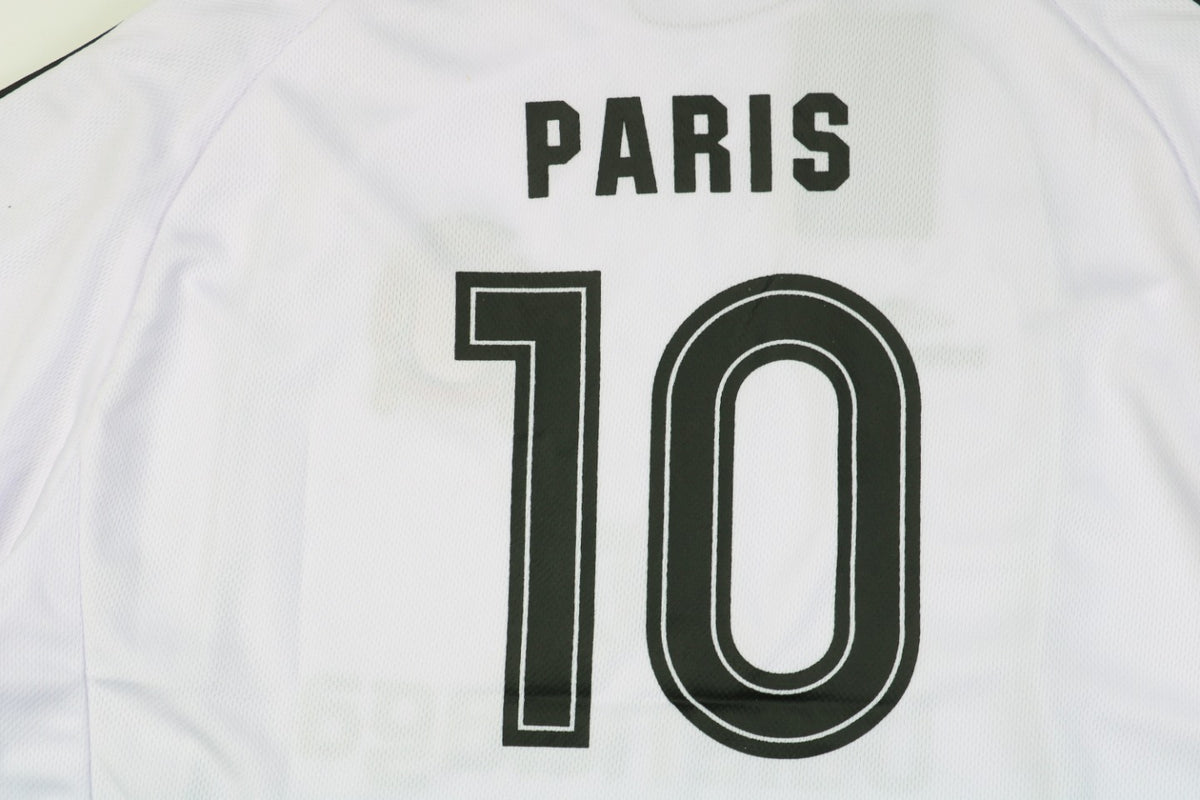 Balenciaga 24SS Soccer Jersey Paris No.10 Crest Print Short Sleeve Tee – White