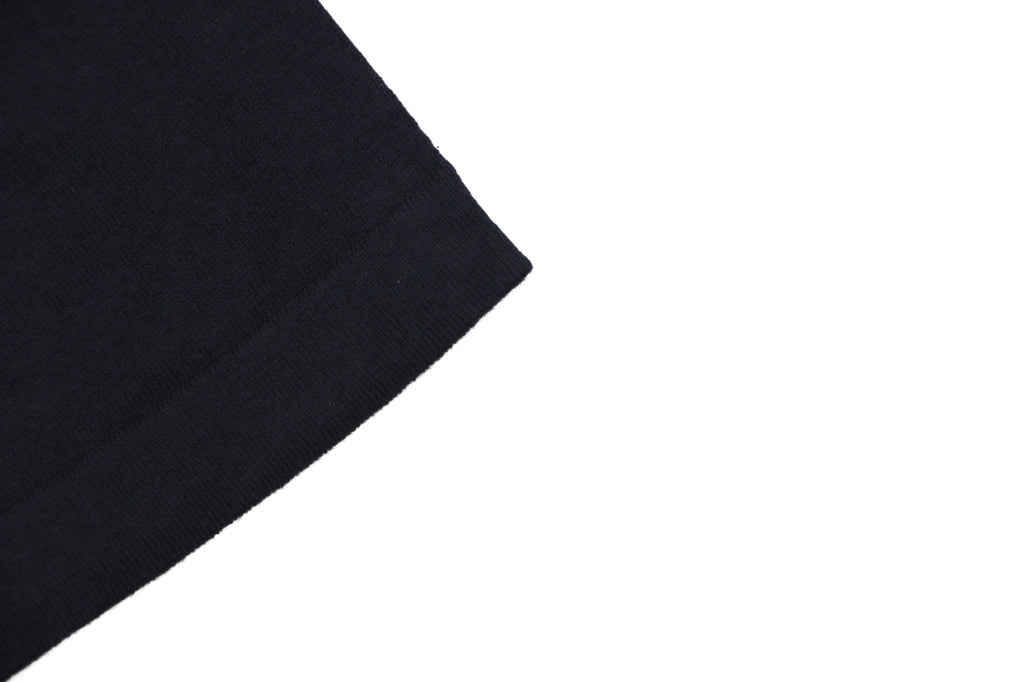 Louis Vuitton LV Monogram Jacquard Sleeve Band Short Sleeve Tee – Navy
