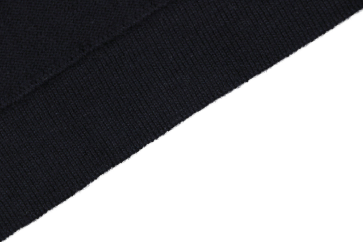 Louis Vuitton LV Monogram Jacquard Sleeve Band Short Sleeve Tee – Navy