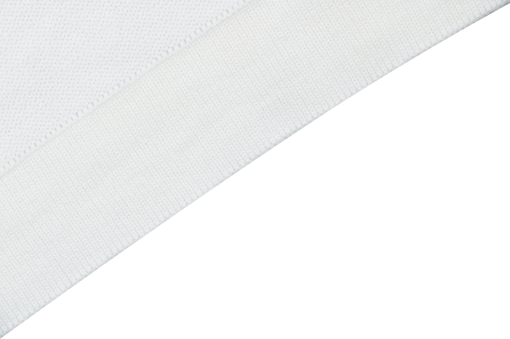 Louis Vuitton LV Monogram Jacquard Sleeve Trim Tonal Print Short Sleeve Tee – White