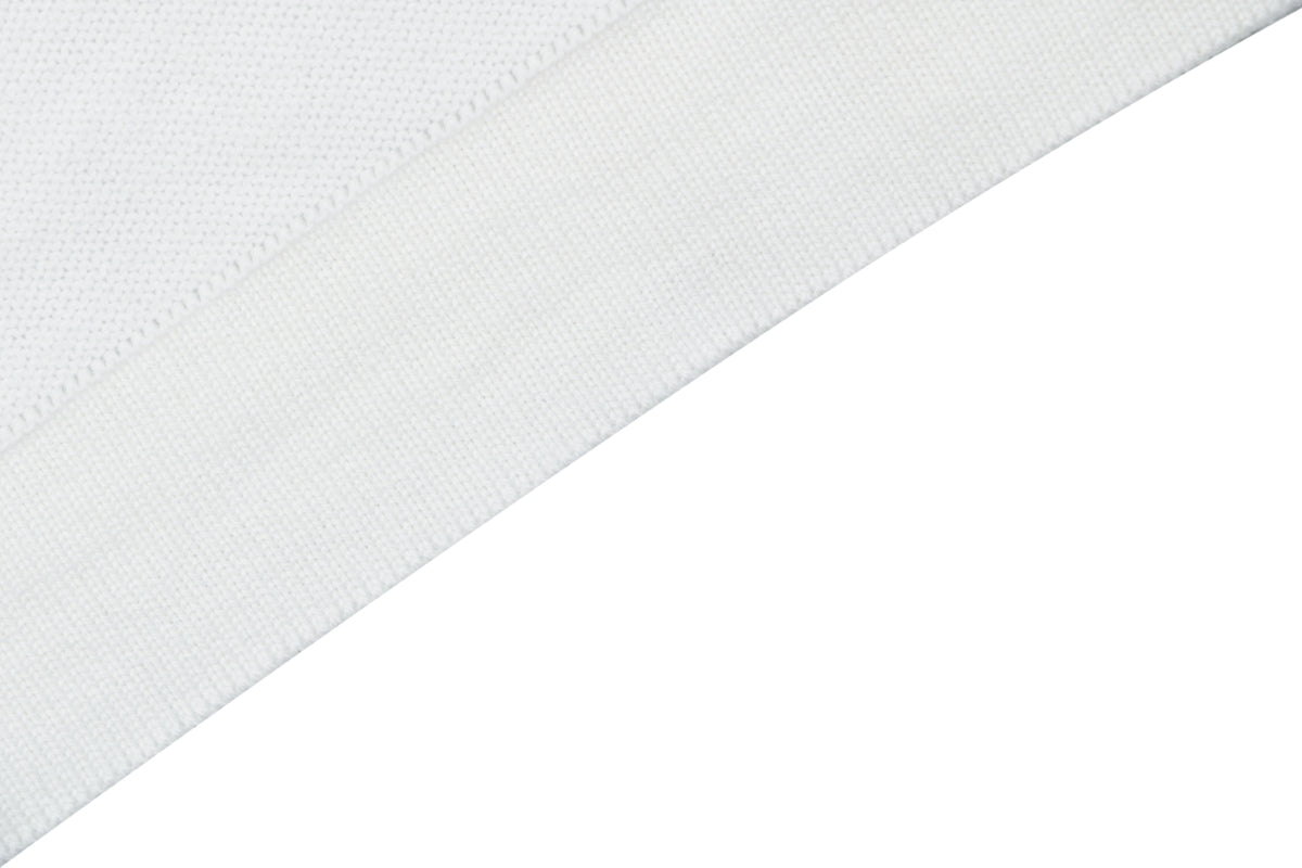 Louis Vuitton LV Monogram Jacquard Sleeve Trim Tonal Print Short Sleeve Tee – White