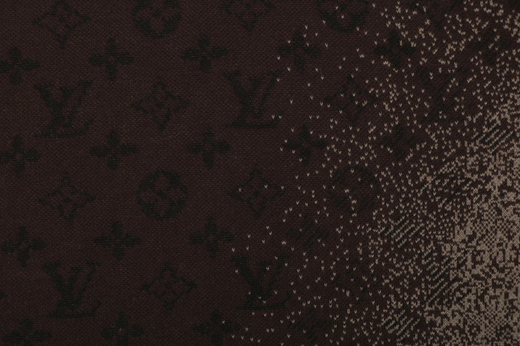 Louis Vuitton LV Monogram Gradient Jacquard Short Sleeve Tee – Brown