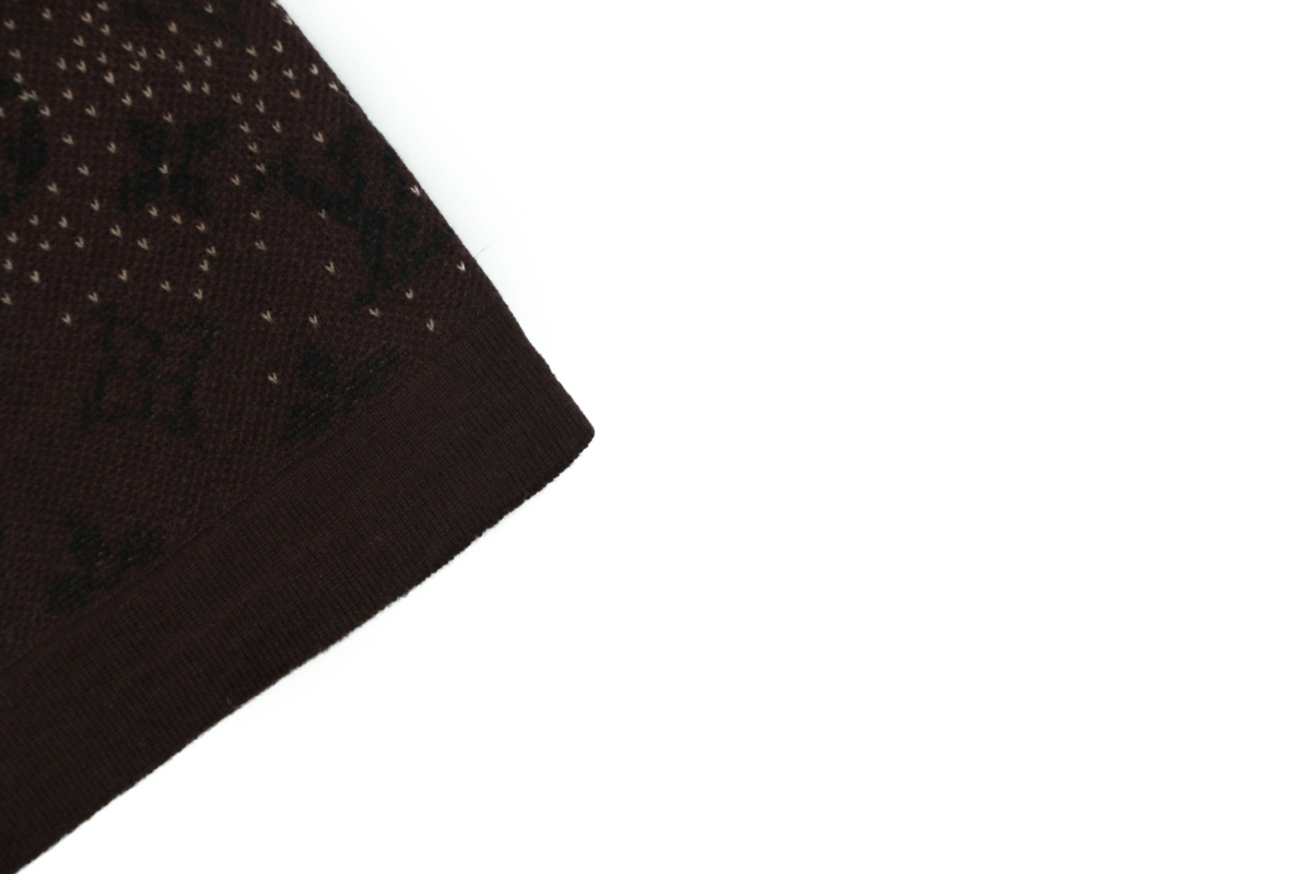 Louis Vuitton LV Monogram Gradient Jacquard Short Sleeve Tee – Brown