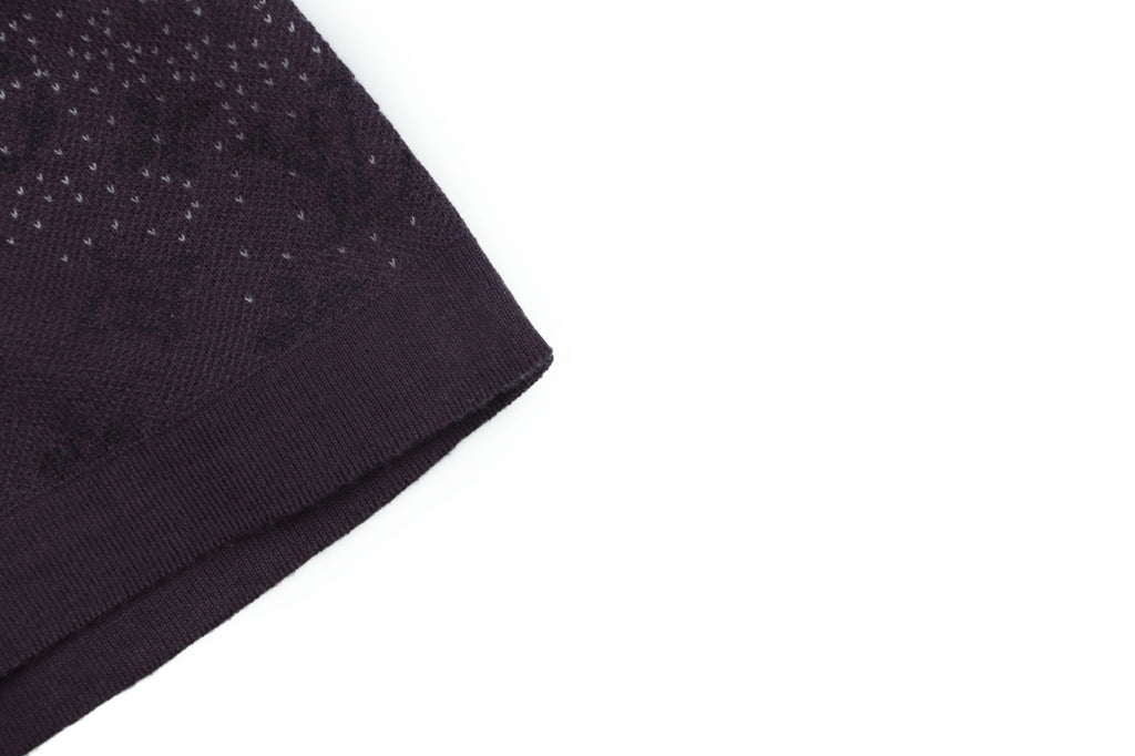 Louis Vuitton LV Monogram Gradient Jacquard Full-Coverage Short Sleeve Tee – Purple