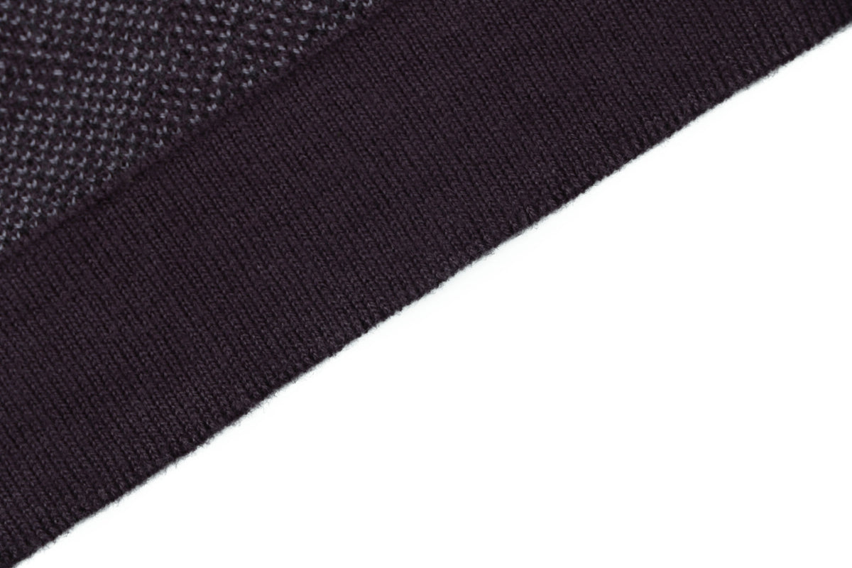 Louis Vuitton LV Monogram Gradient Jacquard Full-Coverage Short Sleeve Tee – Purple