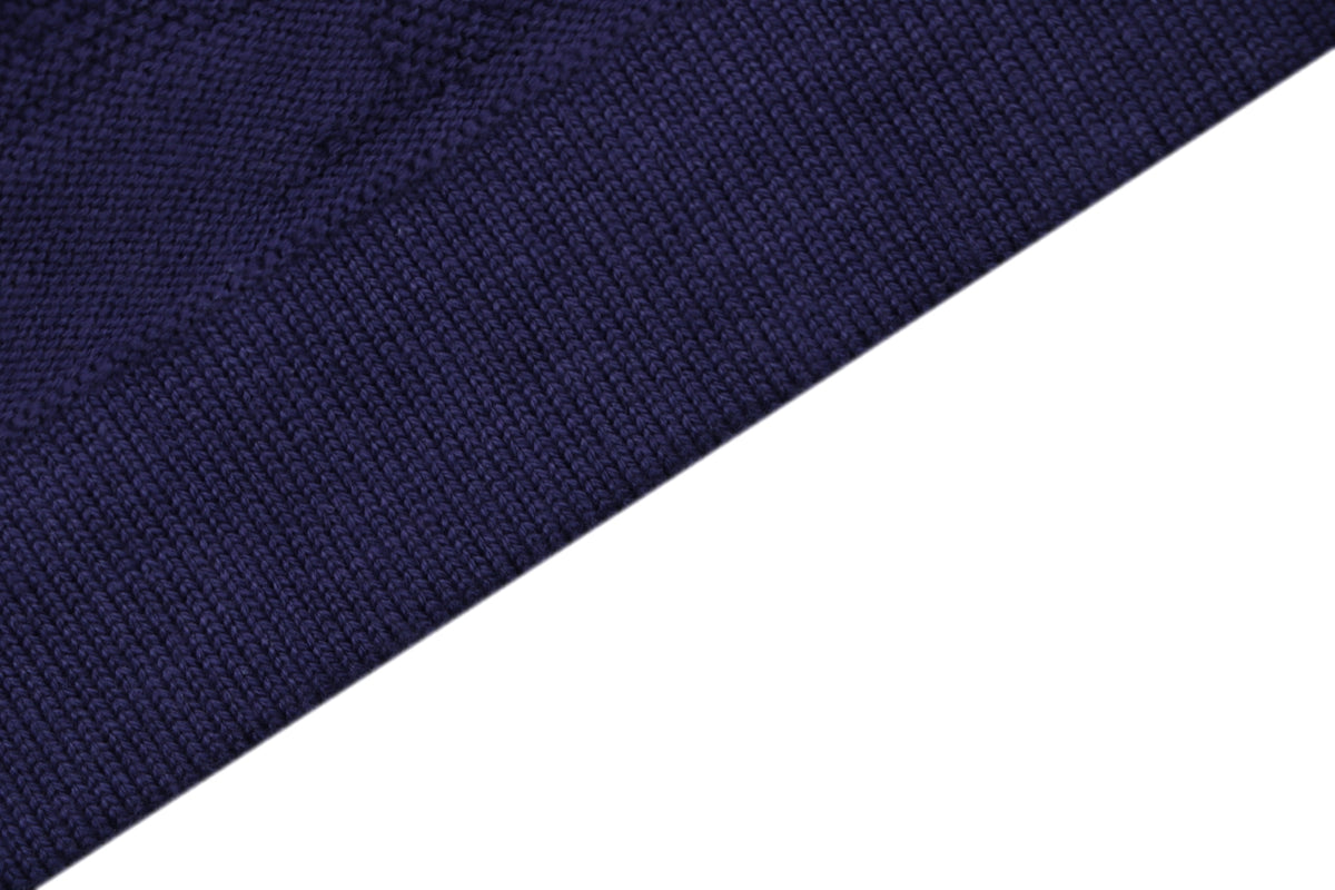 Louis Vuitton LV Monogram Tonal Full-Coverage Jacquard Short Sleeve Tee – Royal Blue