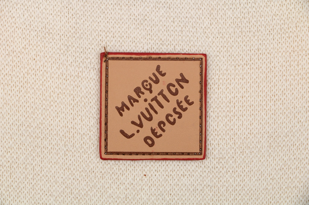 Louis Vuitton Oversized Fleur de Monogramme Jacquard Panel Short Sleeve Tee – Ecru
