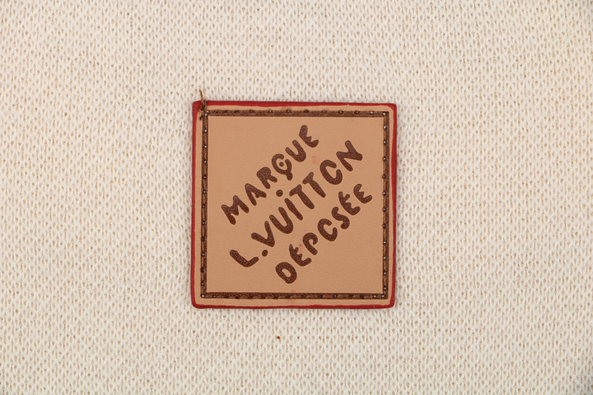 Louis Vuitton Oversized Fleur de Monogramme Jacquard Panel Short Sleeve Tee – Ecru