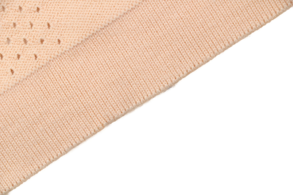 Louis Vuitton Checkerboard Openwork Damask Jacquard Short Sleeve Shirt – Apricot
