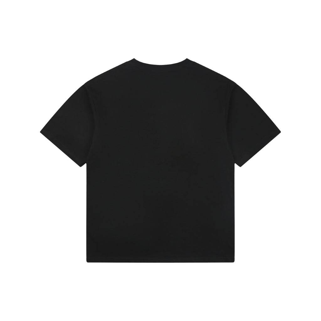 Louis Vuitton Graffiti Floral Vuitton Wordmark Print Short Sleeve Tee – Black