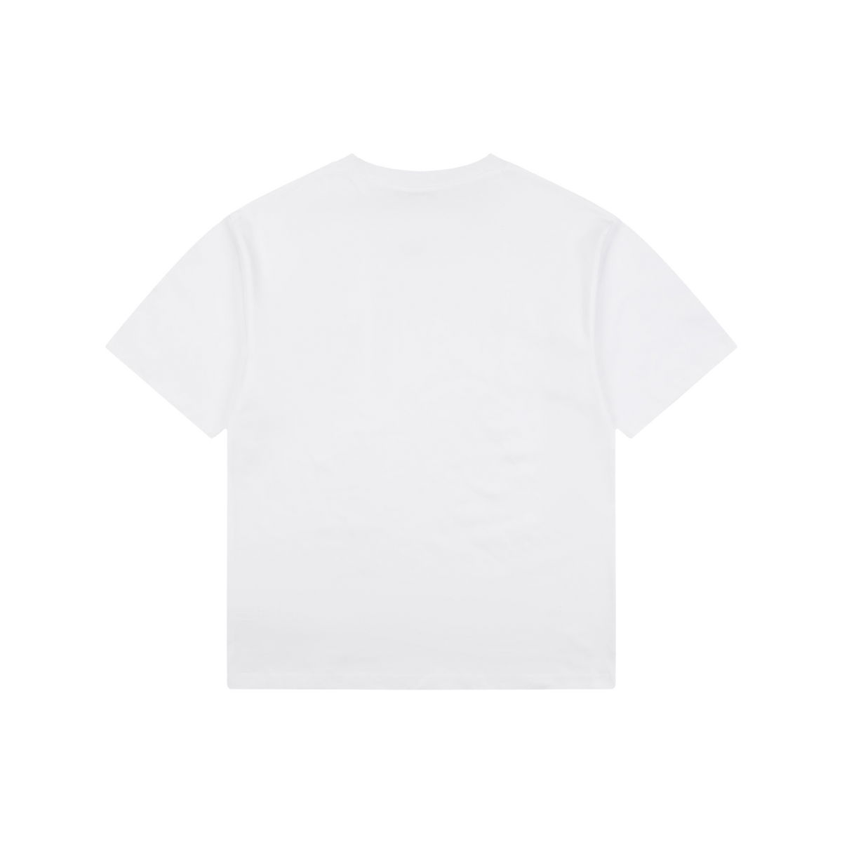 Loewe Anagram Gradient Blue Spray-Effect Print Short Sleeve Tee – White