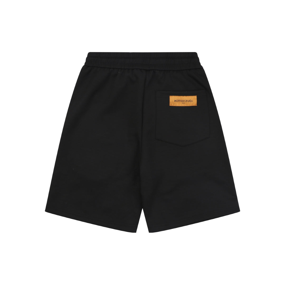 Louis Vuitton Tonal Arc Monogram Jacquard Drawstring Athletic Shorts – Black