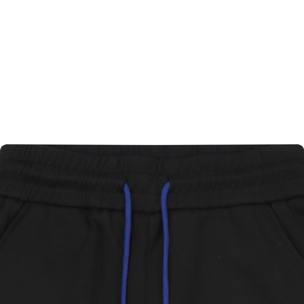 Loewe Anagram Blue Wash Patch Pocket Drawstring Athletic Shorts – Black