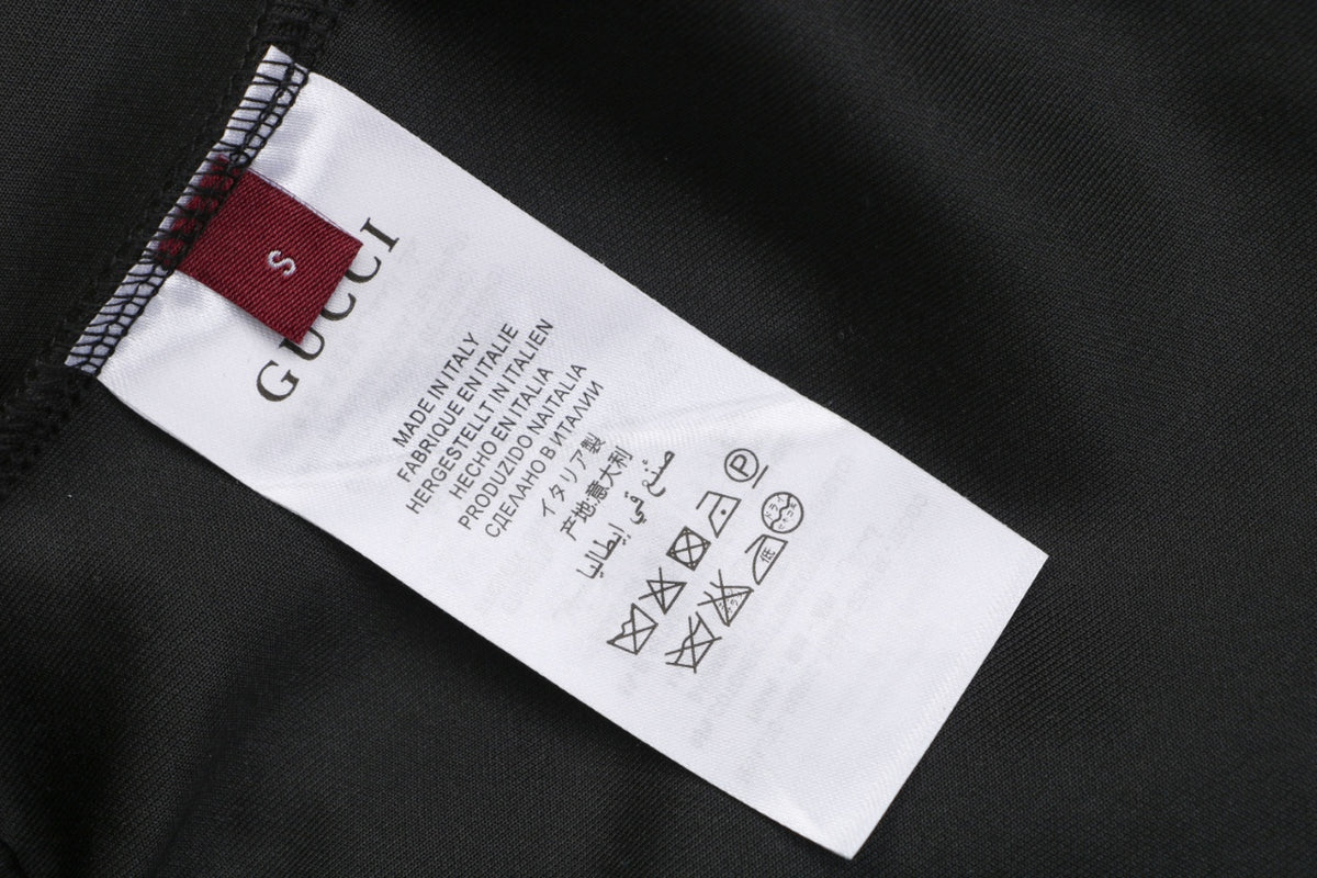 Gucci Tonal G Jacquard Red Green Web Stripe Drawstring Shorts – Black