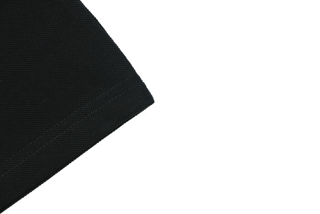 Loewe Tonal Jacquard Anagram Embroidered Polo Short Sleeve – Black