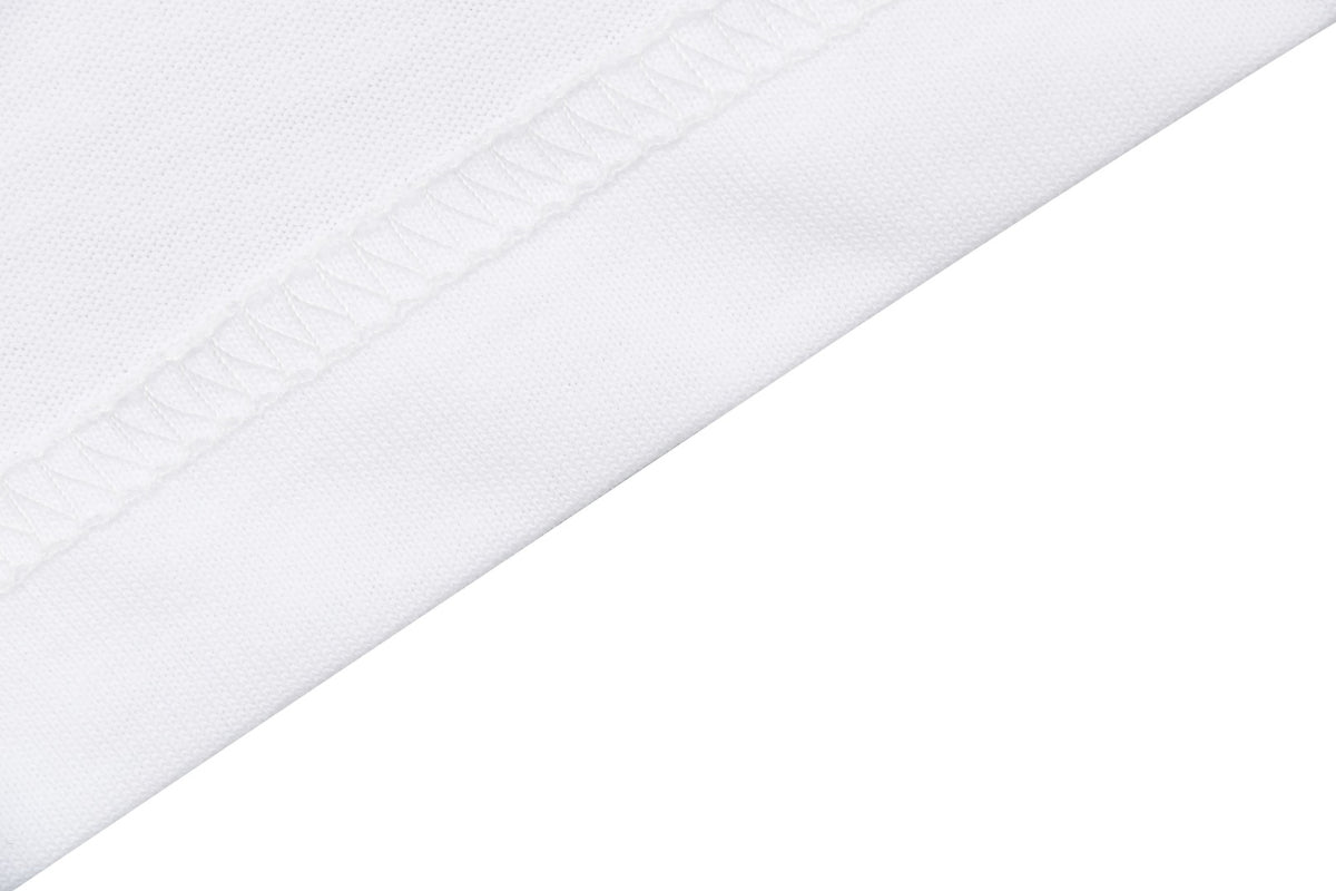 Balenciaga Layered Label Gel Print Oversized Short Sleeve Tee – White