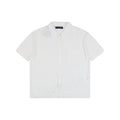 Louis Vuitton 23SS LV Monogram Openwork Jacquard Short Sleeve Camp Shirt – White
