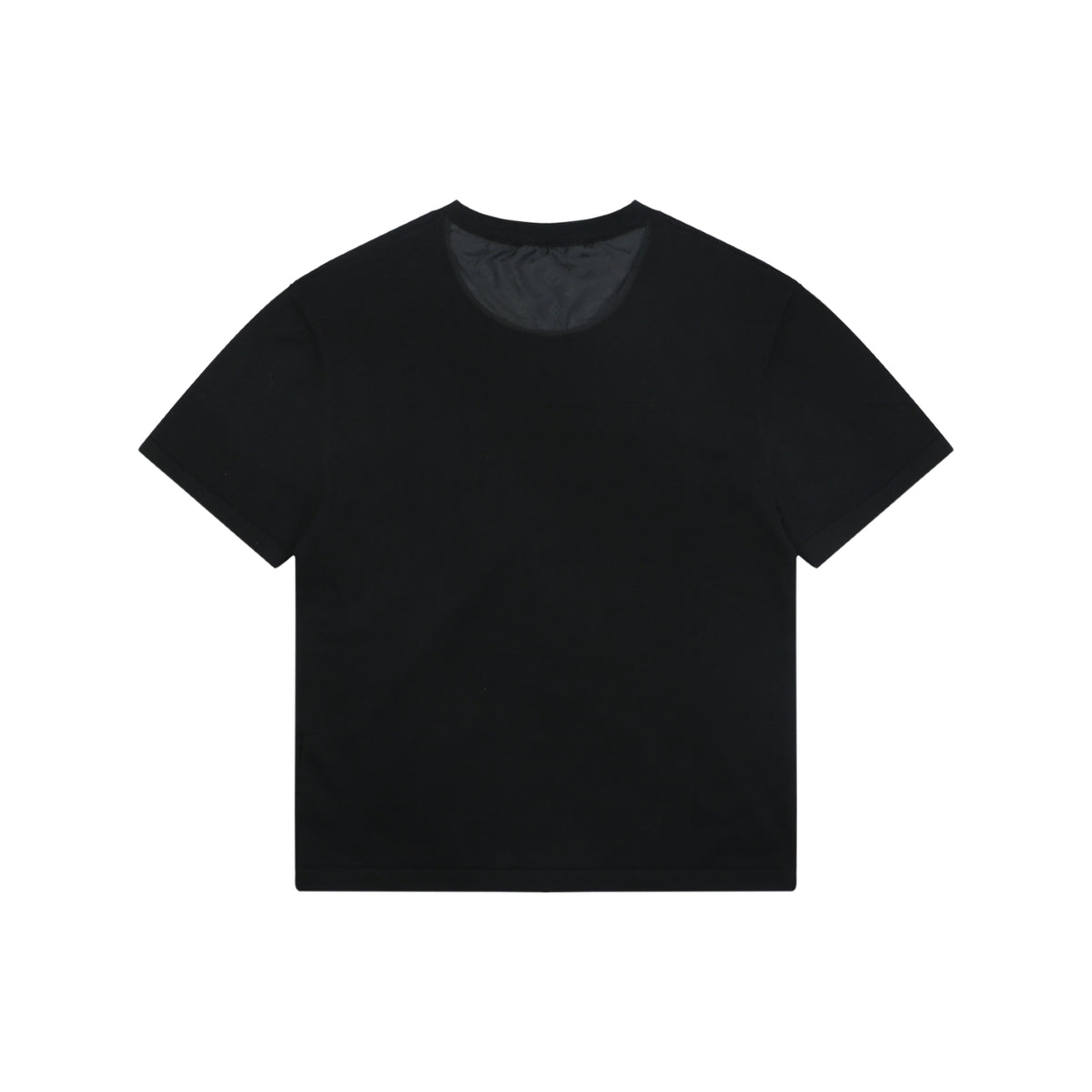 Louis Vuitton Tonal LV Monogram Jacquard Nylon Patch Pocket Short Sleeve Tee – Black