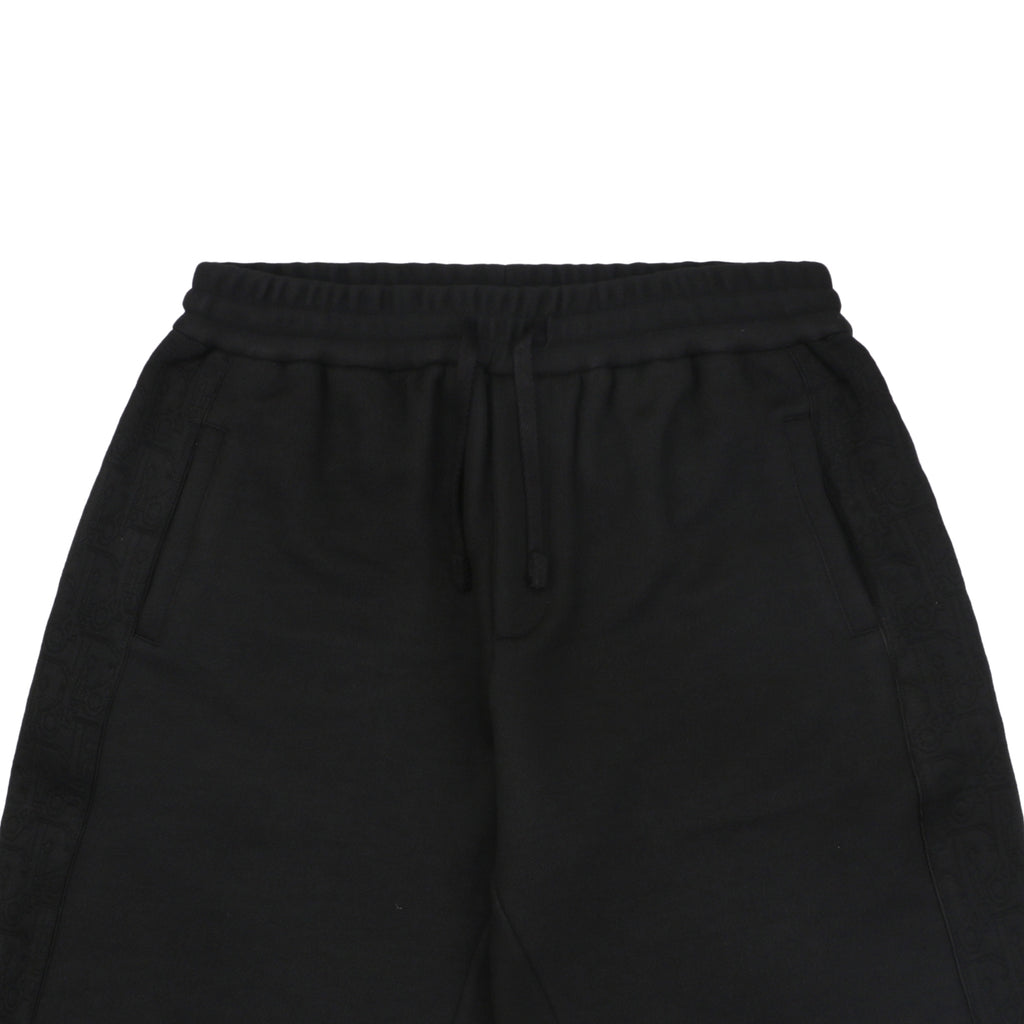 Dior Tonal Jacquard Tape Side-Stripe Shorts – Black