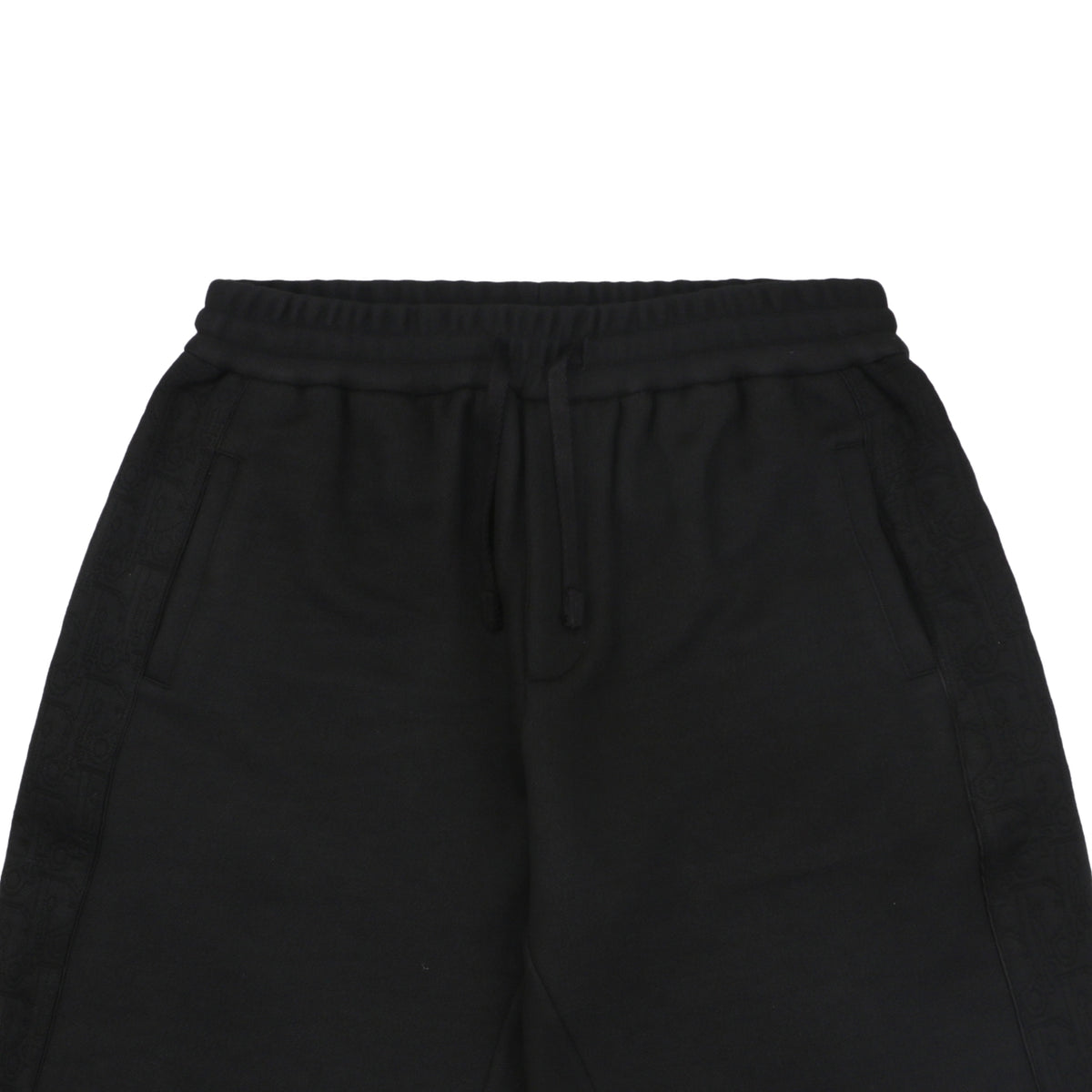 Dior Tonal Jacquard Tape Side-Stripe Shorts – Black