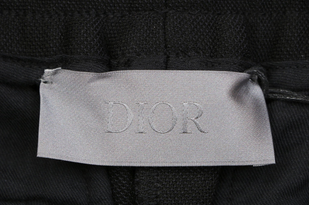 Dior Tonal Jacquard Tape Side-Stripe Shorts – Black