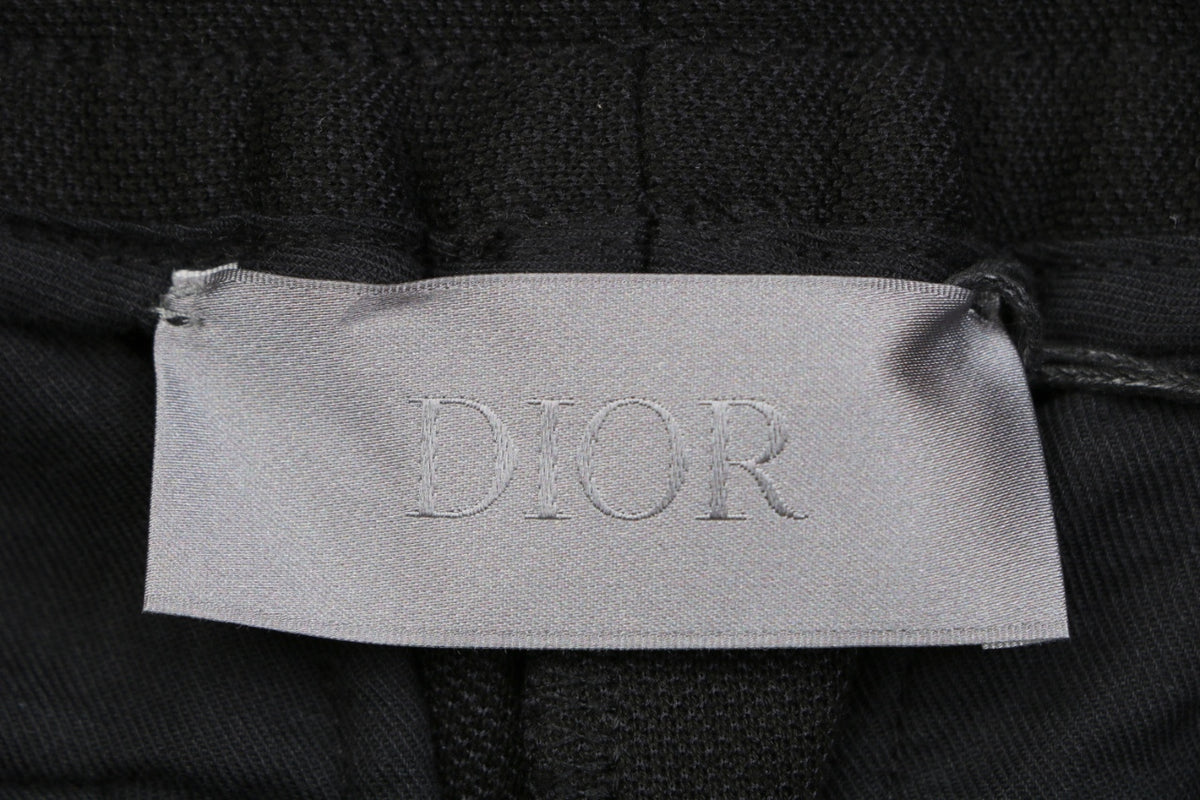 Dior Tonal Jacquard Tape Side-Stripe Shorts – Black