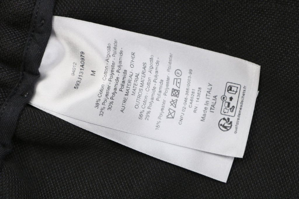 Dior Tonal Jacquard Tape Side-Stripe Shorts – Black