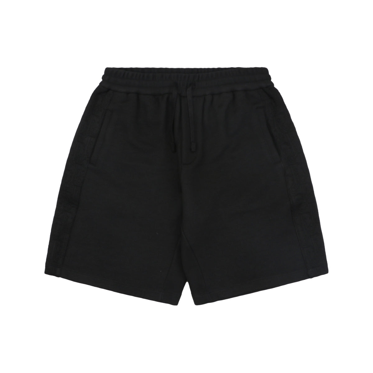 Dior Tonal Jacquard Tape Side-Stripe Shorts – Black