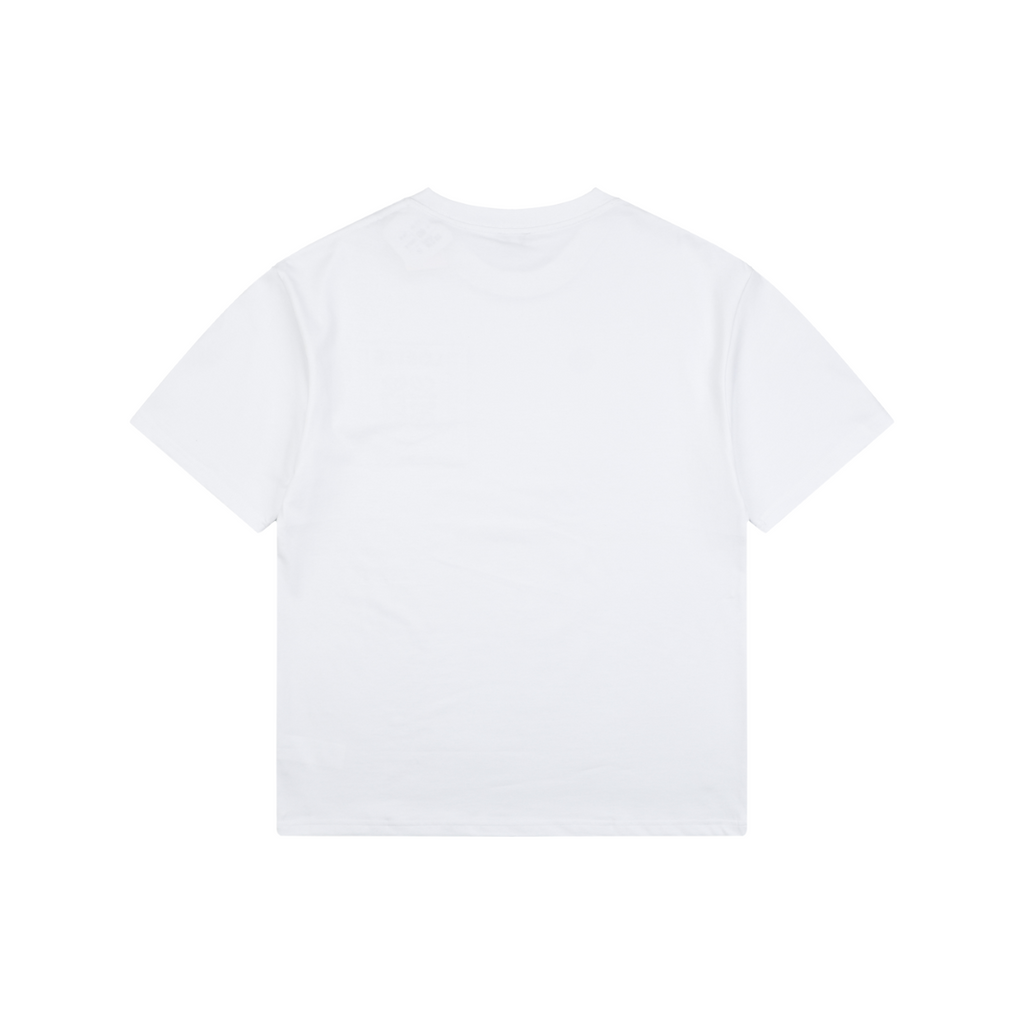 Loewe Reflective Embossed Anagram Emblem Short Sleeve Tee – White