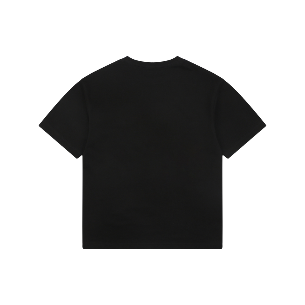 Dior 1947 Silver Embroidered Heritage Badge Short Sleeve Tee – Black