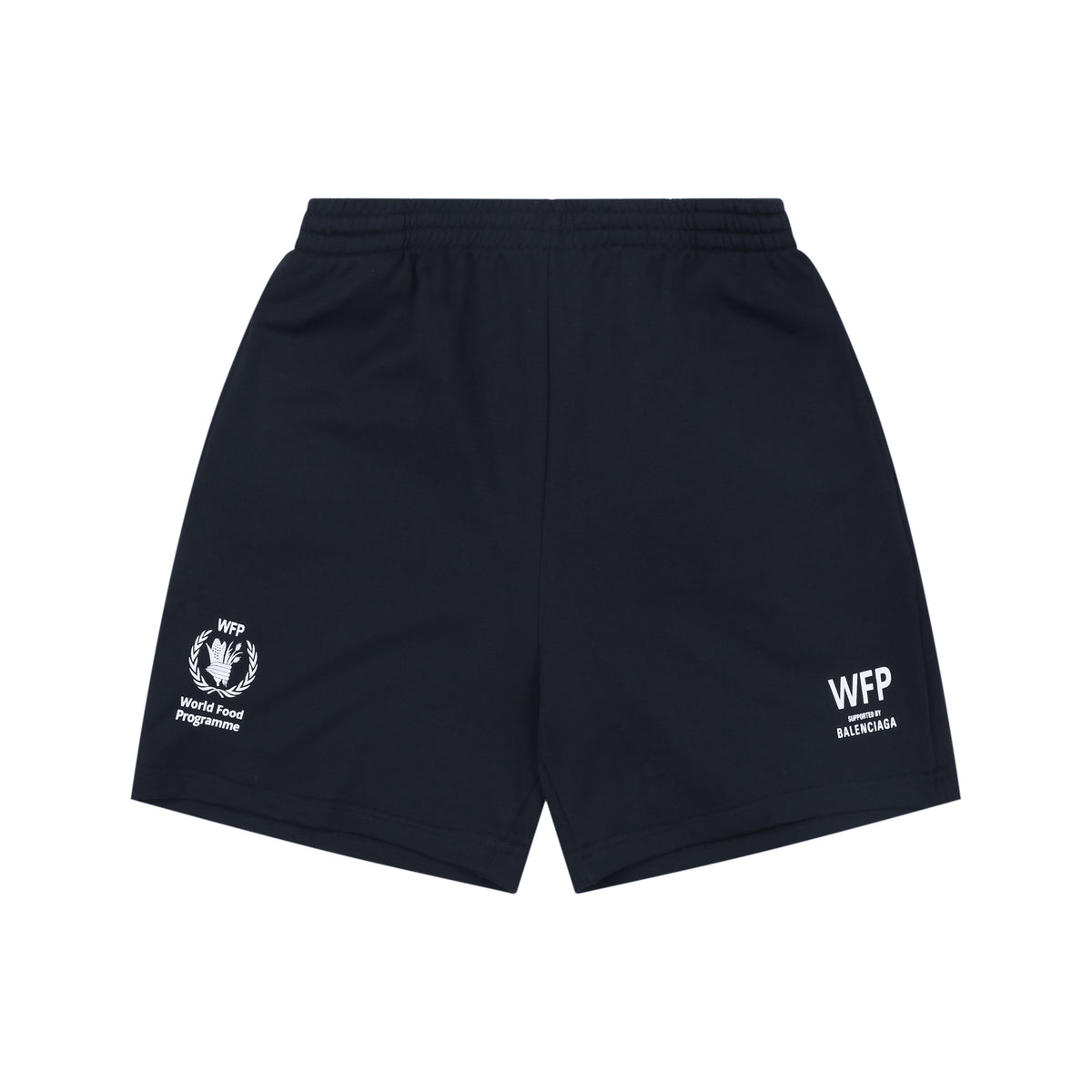 Balenciaga WFP Logo-Print Shorts Black