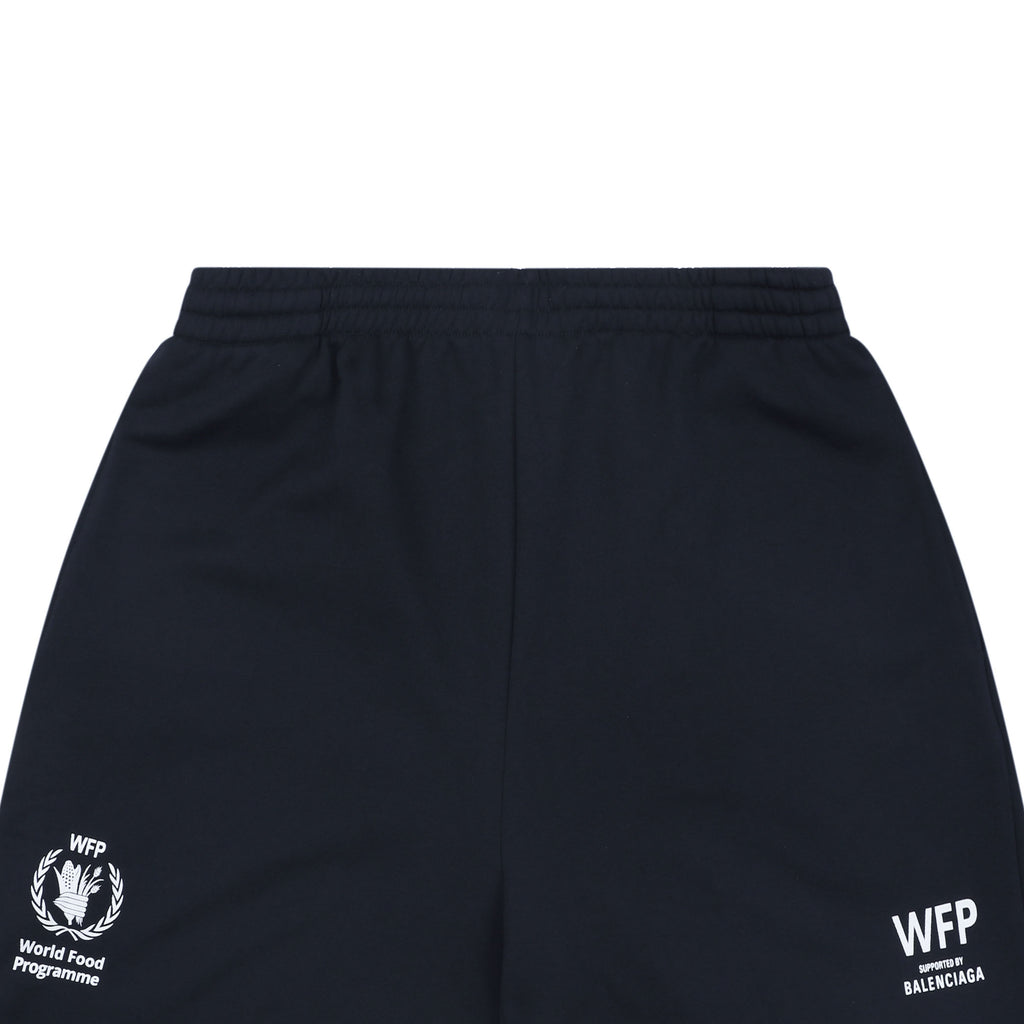 Balenciaga WFP Logo-Print Shorts Black