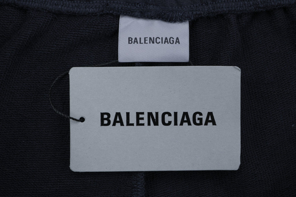 Balenciaga WFP Logo-Print Shorts Black
