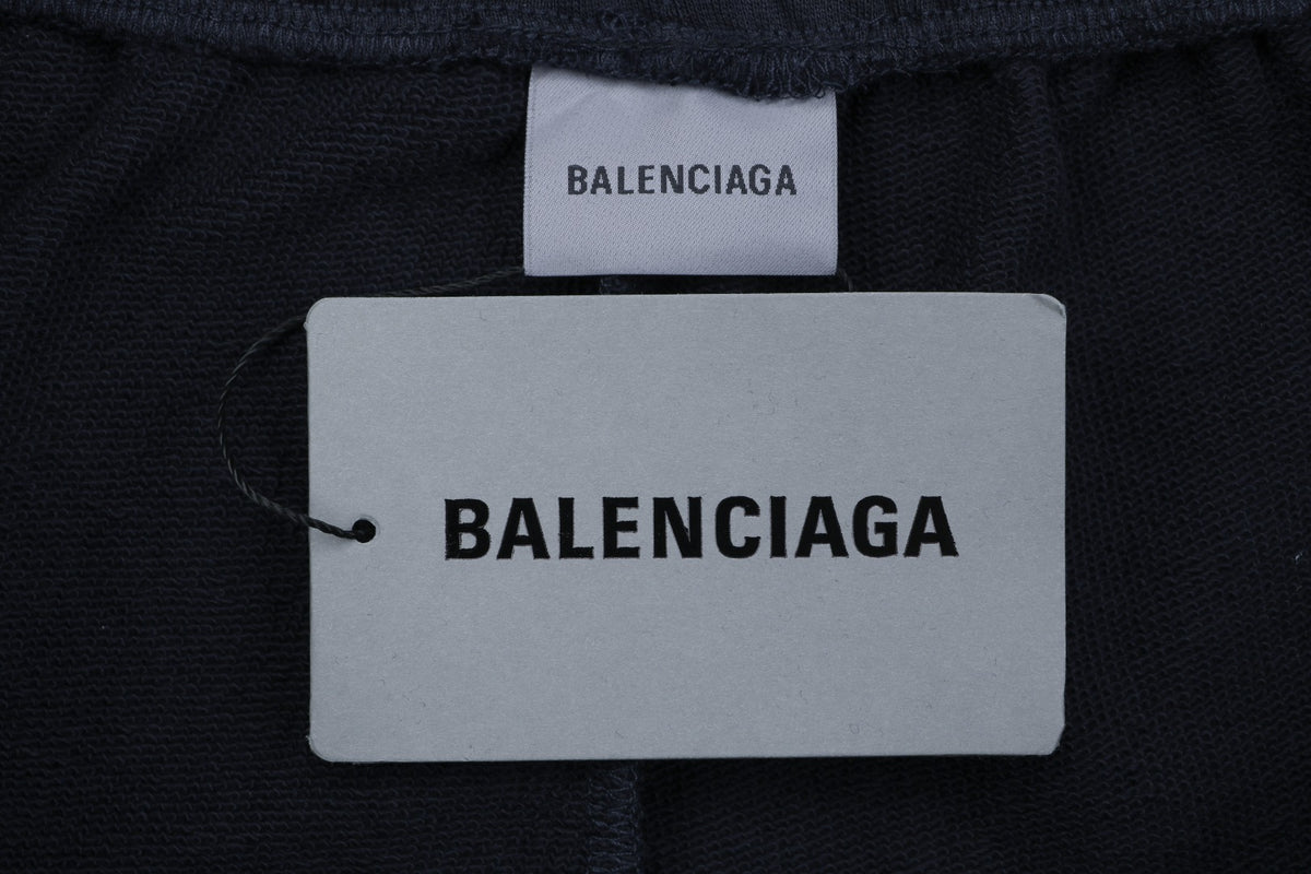 Balenciaga WFP Logo-Print Shorts Black