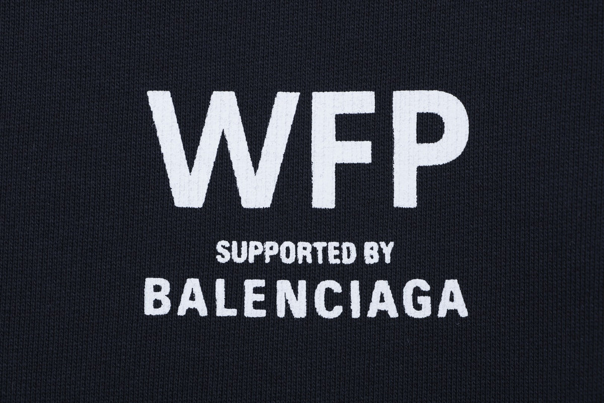 Balenciaga WFP Logo-Print Shorts Black