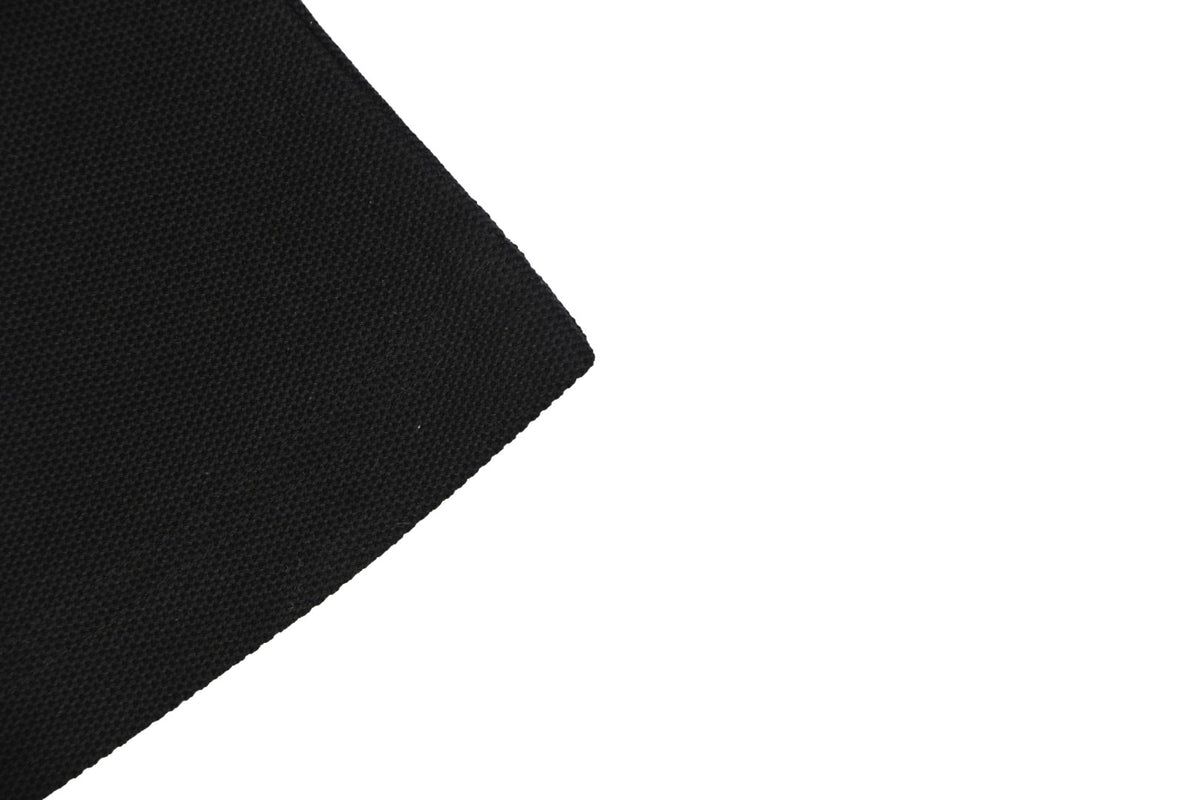 Moncler Signature Script Contrast Collar Polo Shirt Black