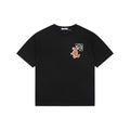 Loewe Anagram Bear Floral Print Short Sleeve Tee Black