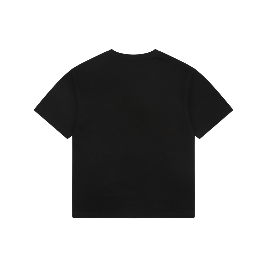 Loewe Anagram Bear Floral Print Short Sleeve Tee Black